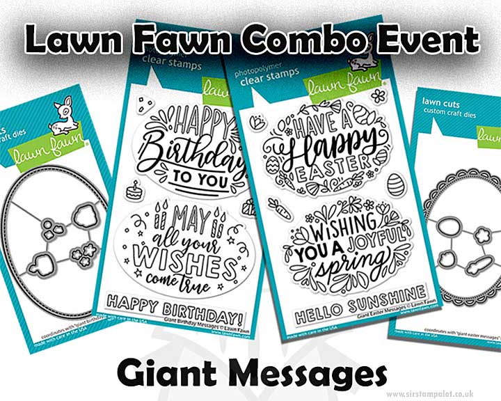 Lawn Fawn Combo - Giant Messages