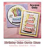 Online Card Class - Birthday Cake Cards - Access Only