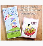 Online Card Class - Umbrella Blooms Cards - Event Access Only