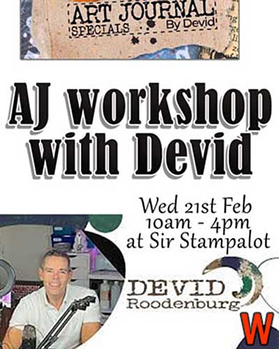 Instore Class - ECD Art Journal Workshop with Devid (21st February)