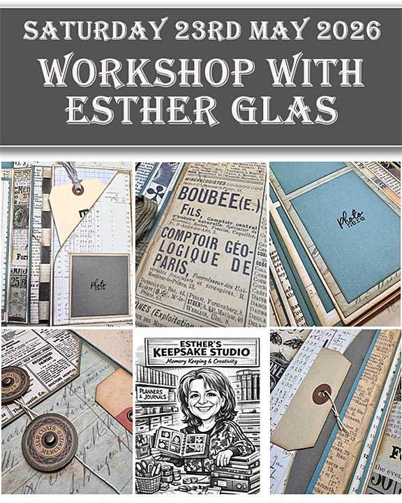 Instore Workshop with Esther Glas SATURDAY (23rd May)