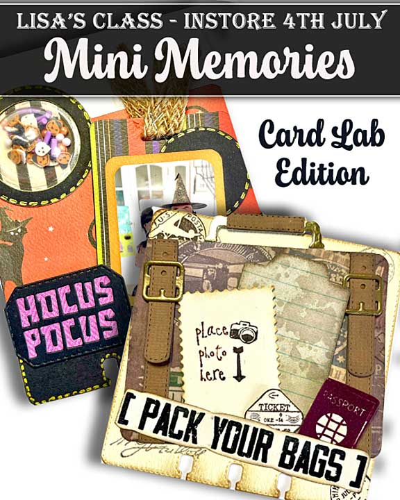 Instore CLASS - Lisa\'s Card Lab (4th July)