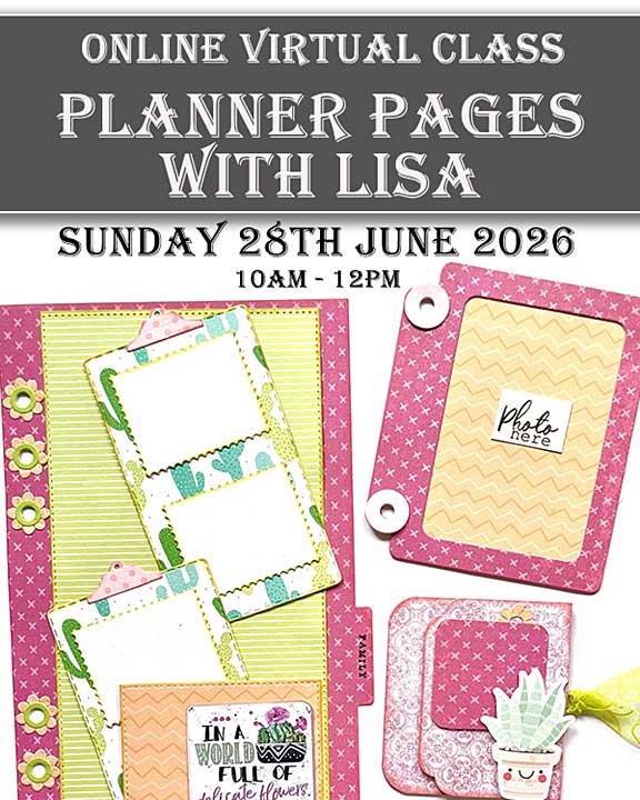 Online Planner Pages Class with Lisa (28th June)