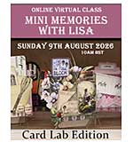 Online Class - Card Labs with Lisa (9th August)