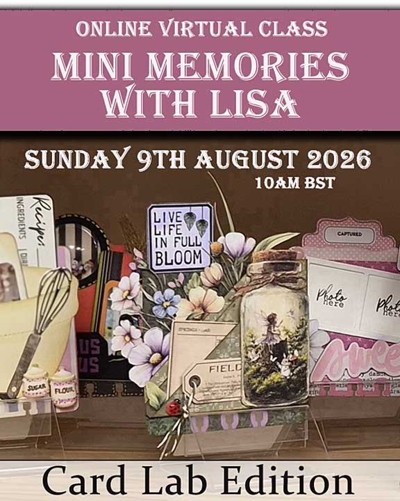Online Class - Card Labs with Lisa (9th August)