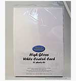 SO: A4 High Gloss White Coated Card (10 sheets)