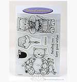 SO: Lindsay Mason - Clear Stamps - Everyday Cat Furry Wishes