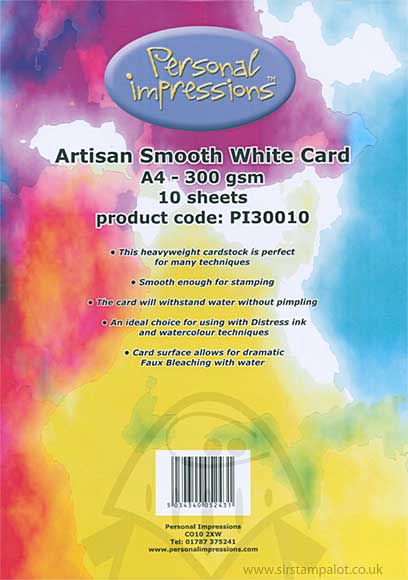 SO: Artisan Smooth White Card (A4 300gsm 10 pcs)
