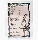 Lindsay Mason - Clear Stamps - Pregnant Priscilla