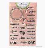 SO: Paula Pascual Clear Stamps - Large Family Birthday