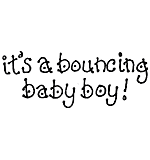 It's a bouncing baby boy!