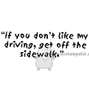 Get Off The Sidewalk