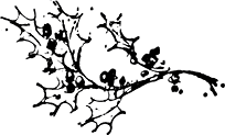 Small Holly Sprig