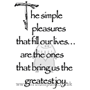 The Simple Pleasures...
