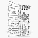 EZ Mount Stamp set - Birthday