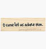 SO: Nativity O Come Adore Him