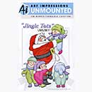 SO: Jingle Tots - Unmounted Stamp - Christmas Santa with Tots