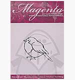SO: Magenta Self-Cling Rubber Stamp - A Tiny Bird