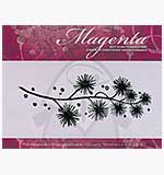 SO: Magenta Self-Cling Rubber Stamp - Snowflake Branch
