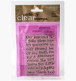 Perfectly Clear Stamps - Baby Words