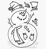 SO: Perfectly Clear Stamps - Build a Jumbo Snowman with Accessories