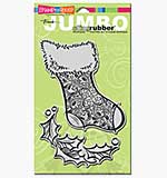 SO: Stampendous Clings - Jumbo Holly Stocking