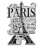 Stampendous Cling Rubber Stamp 5.5x4.5 Sheet - I Love Paris