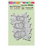 SO: Stampendous House Mouse Cling Rubber Stamp 7.75x4.5 Sheet - Christmas Characters