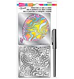 SO: Stampendous Frans Stencil Duo with Pen and Cards - Balloon