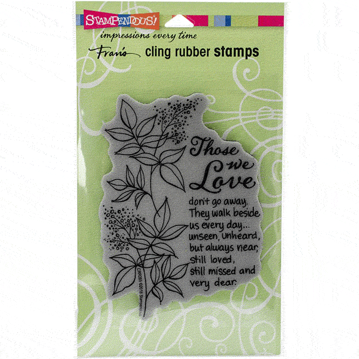 SO: Stampendous Cling Stamp - Thoise We Love