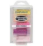 Stampendous Embossing Powder 5pk 1.2oz - Rose Sparkle