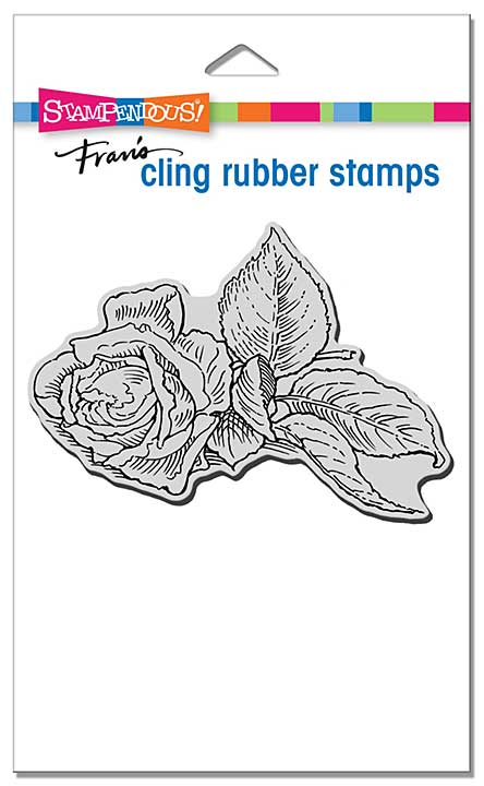 Stampendous Cling Stamp - Rose Clipping
