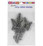 SO: Stampendous Cling Stamp - Lacy Butterflies