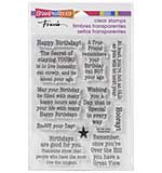 Stampendous Perfectly Clear Stamps - Birthday Age