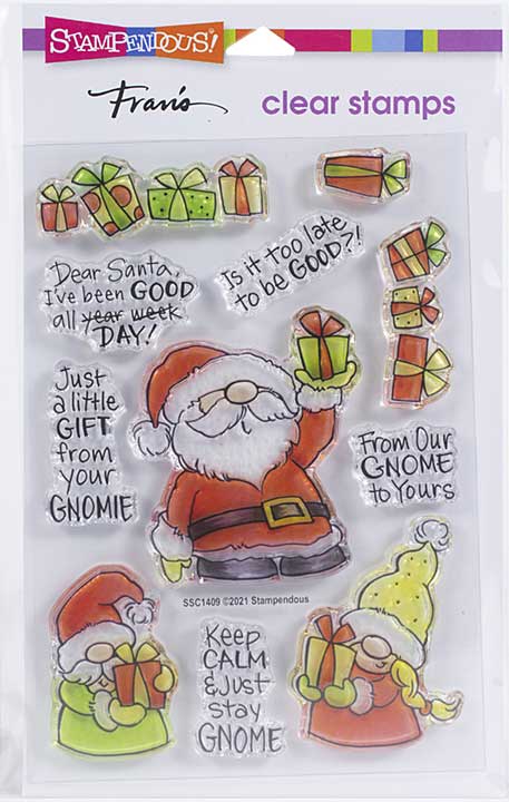 Stampendous Perfectly Clear Stamps - Santa Frame