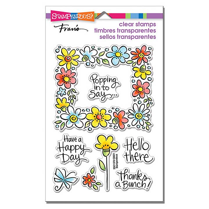 Stampendous Flower Frame Perfectly Clear Stamps