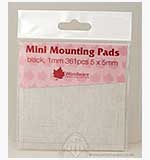 SO: Mini Foam Mounting Pads - Black (1mm)