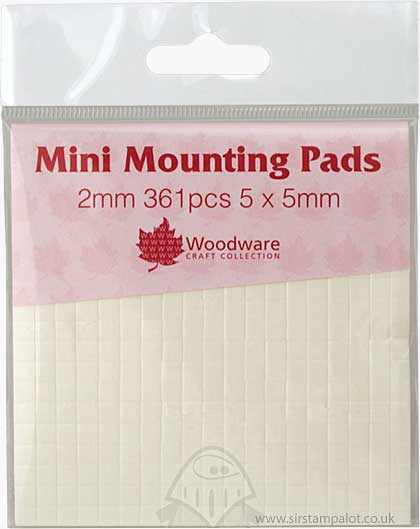 SO: Mini Foam Mounting Pads - White (2mm)