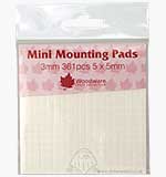 SO: Mini Foam Mounting Pads - White (3mm)