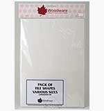 SO: Die Cut - File Folder Shapes - White (99 in various sizes)
