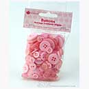 SO: Assorted Buttons - Baby Pink