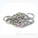 SO: Metallic Book Rings - 25mm Silver Book Rings