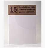 SO: White Recycled Card Sheets (15 pcs)
