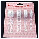 SO: Self Adhesive Christmas Paper Lace (4 designs)