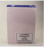 Coloured Translucent Paper - Crystal White