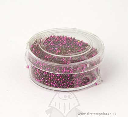 SO: Micro Beads - Black and Magenta