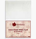 SO: Linen Finish White Card (20 sheets)