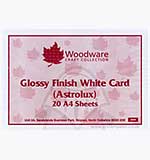 SO: Glossy Finish White Card (Astrolux) 20 x A4 sheets