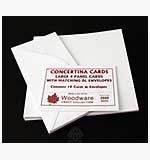 SO: Concertina Cards - Large 4 Panel Cards with Matching DL Envelope