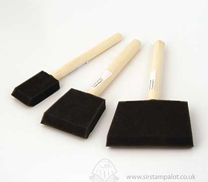 Foam Sponge Applicator Brushes (3 pack)